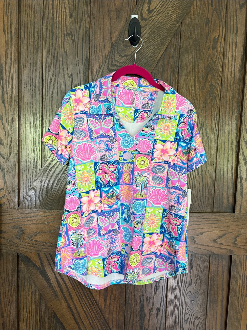 NWT Lulu B collard shirt.